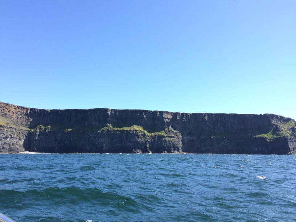 cliffs of moher photo from tour vessel
