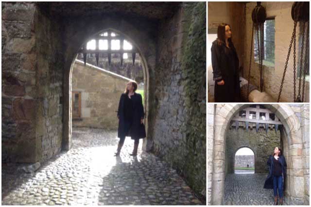 sinead visiting cahir castle 