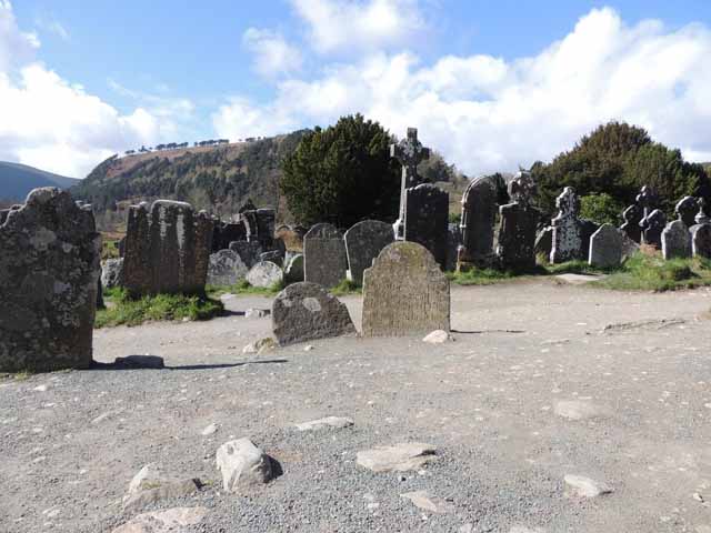 graveyard at glendalough