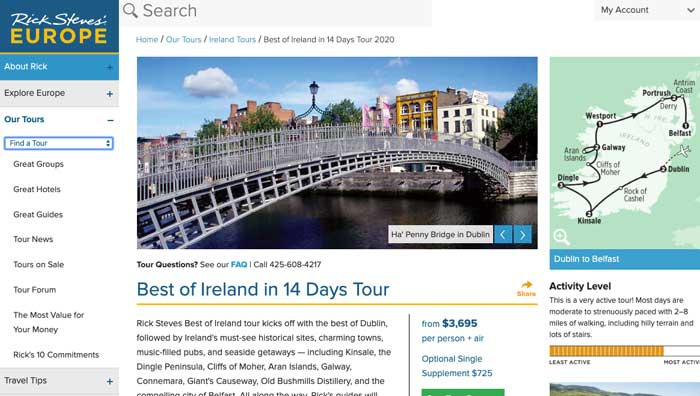 Rick Steve Tour Company - Irish Tours