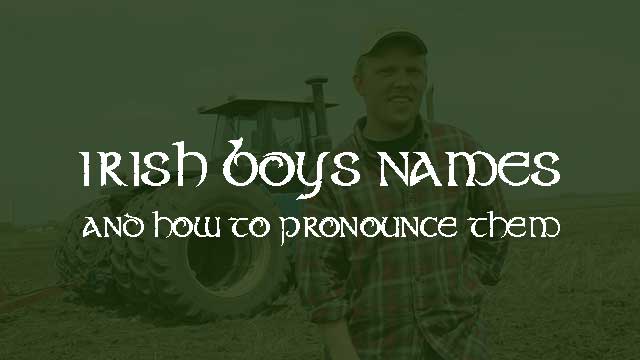 irish boys names