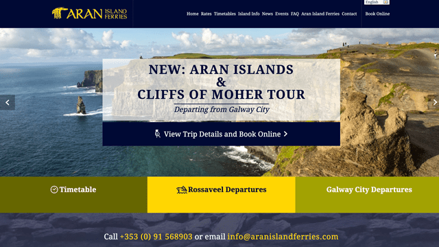Take a Ferry to The Aran Islands
