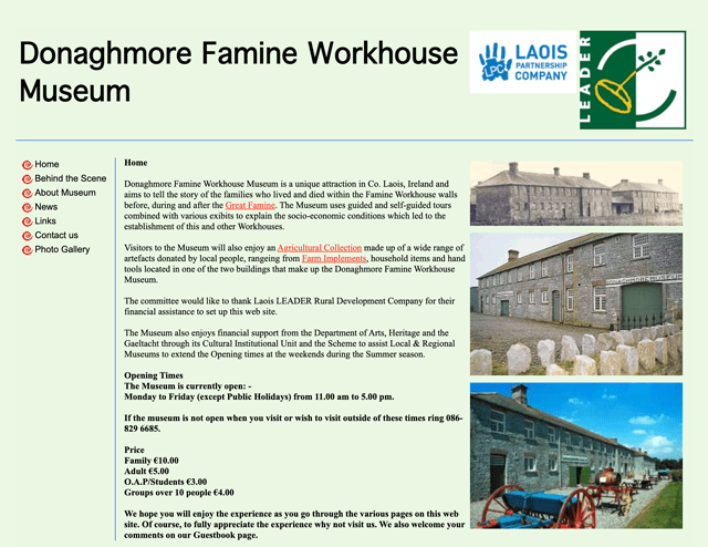 Learn about The Famine Workhouse at Donaghmore Workhouse & Agricultural Museum