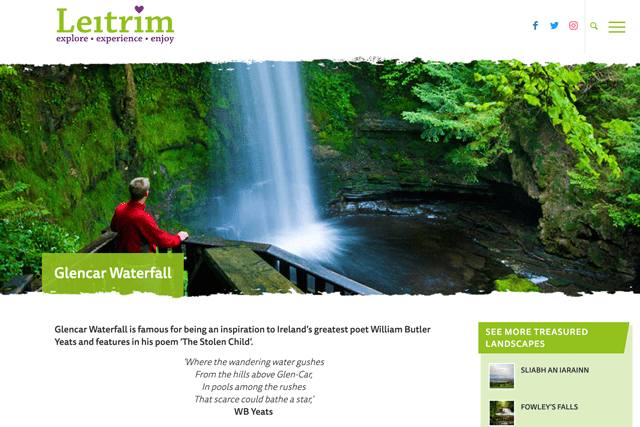 Go See The Amazing Glencar Waterfall