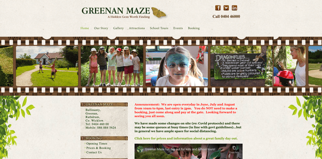 Find Your Way Through Greenan Maze