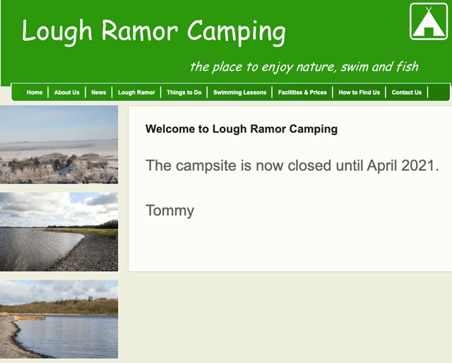 Lough Ramor Camping