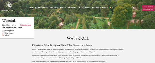 Take a Trip To Powerscourt Waterfall