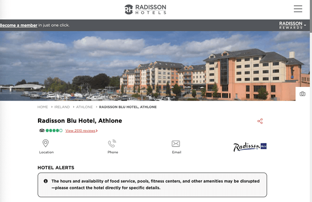 Radisson Blu Hotel Athlone