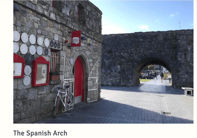 Take in The Views at The Spanish Arch