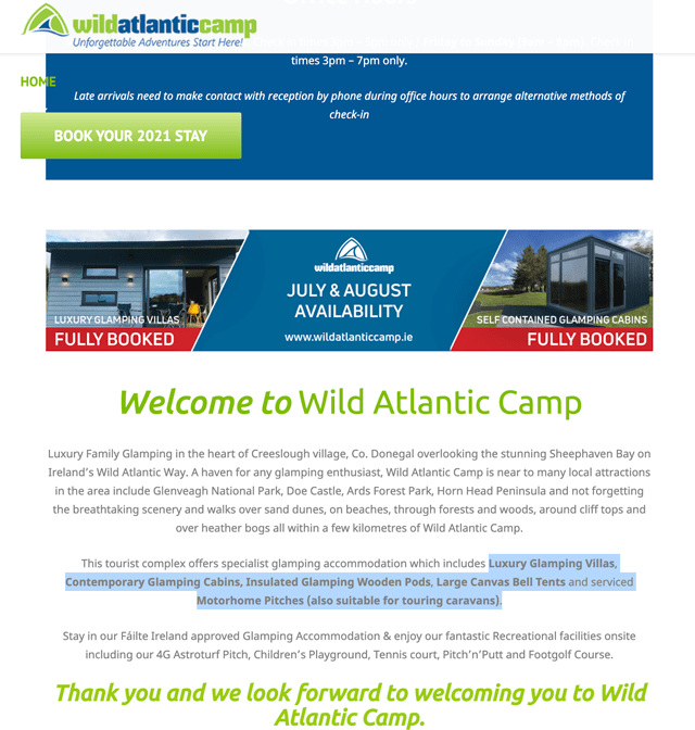 Wild Atlantic Camp